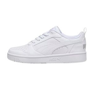 Puma Rebound V6 Sneakers SZ 13C White Lace Up Cheerleading Activewear EUC